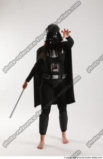 LUCIE DARTH VADER STANDING POSE WITH LIGHTSABER (1)